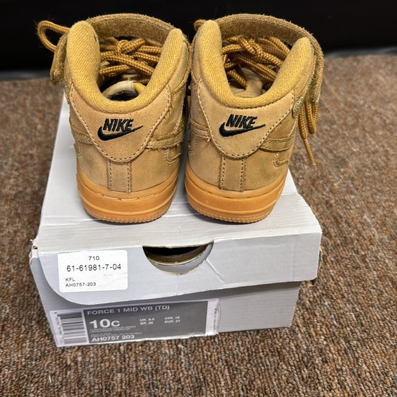 Air Force 1 Mid Toddler - Flax - Picture 2 of 3